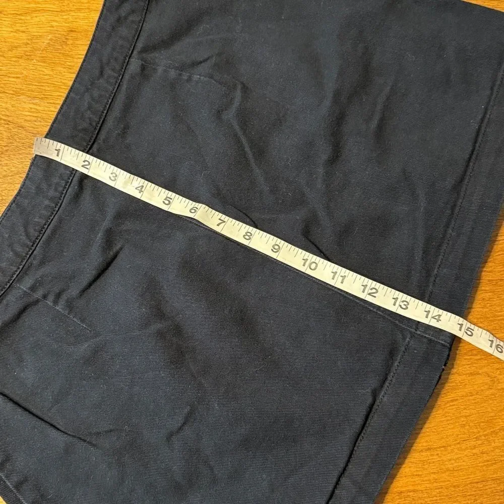 H&M Divided Black Denim Pencil Skirt with Zipper